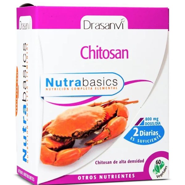 Chitosan 60 cápsulas Nutrabasics Drasanvi