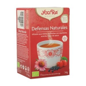 Defensas Naturales Yogui Tea Infusión ayurvédica 17 bolsitas infusoras