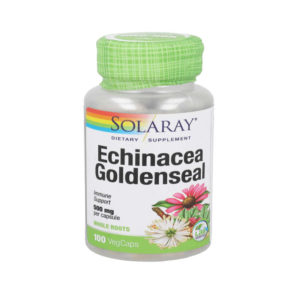 Echinacea root & Golden Seal root 500Mg. Solaray 100 cápsulas