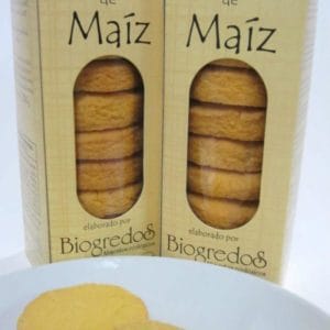 Galletas de maiz sin gluten sin lactosa Biogredos