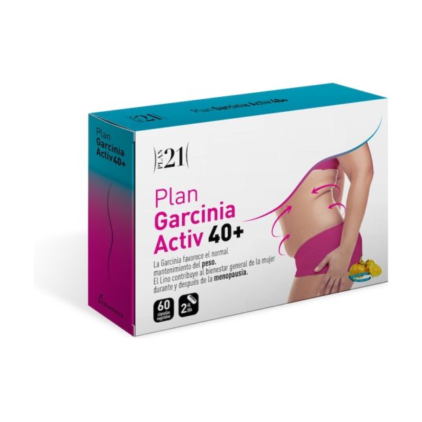Plan Garcinia Activ 40+ 60 cápsulas Plameca