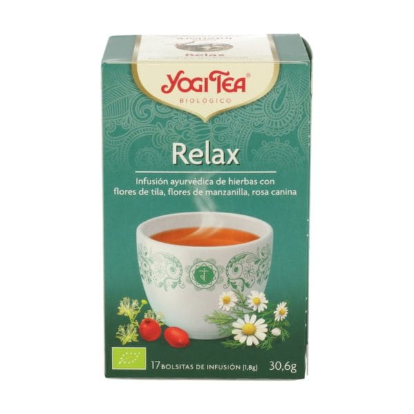 Relax Yogui Tea Infusión ayurvédica 17 bolsitas infusoras