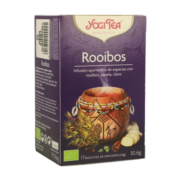 Rooibos Yogui Tea Infusión ayurvédica 17 bolsitas infusoras