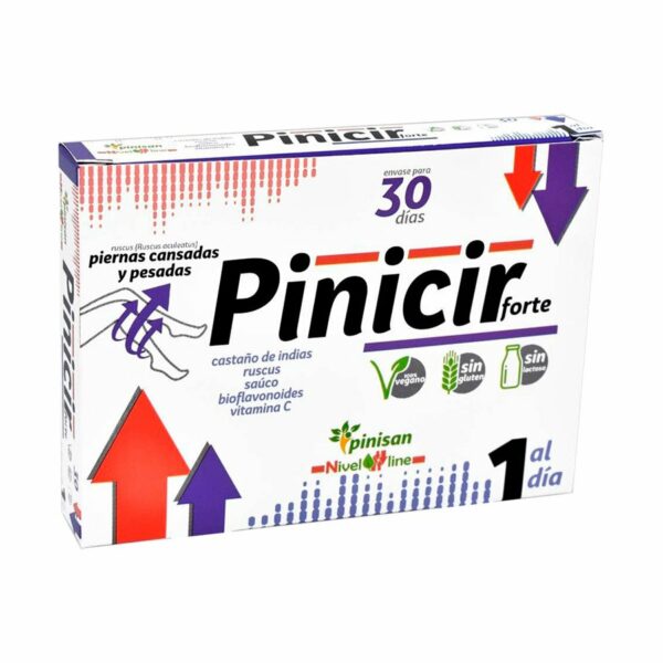 Pinicir Forte · Pinisan · 30 cápsulas circulación