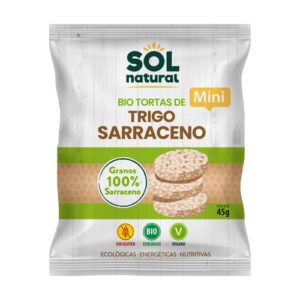 Mini tortitas de trigo sarraceno Sol Natural sin gluten